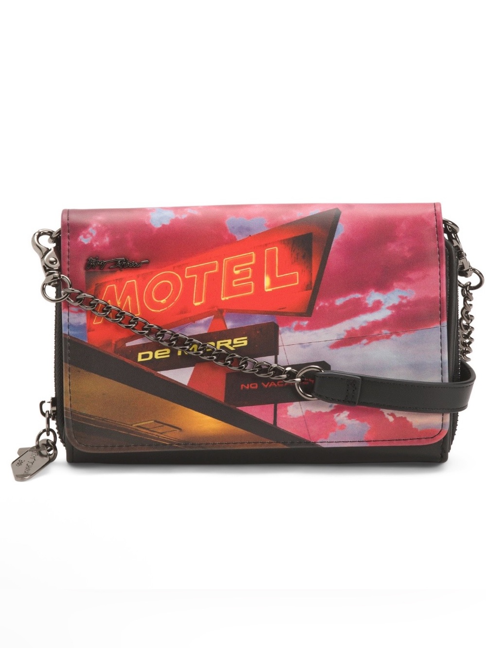 Betsey Johnson vacay far away motel convertible crossbody bag wallet NWT
